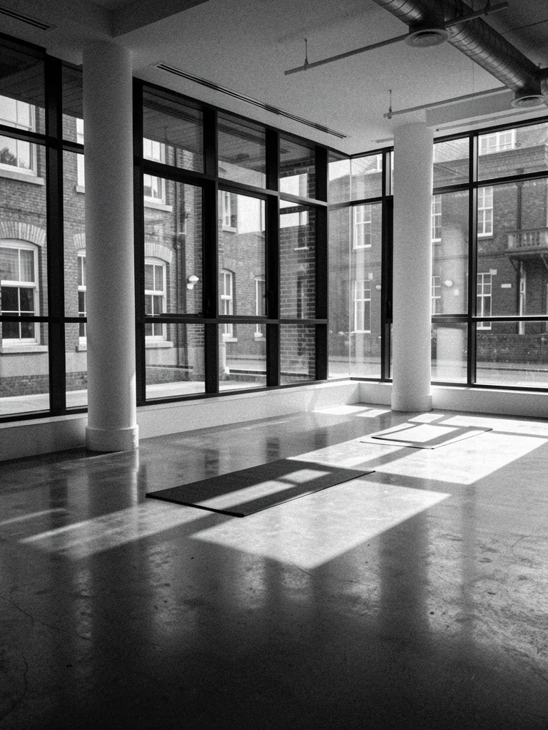 Modern yoga studio architecture